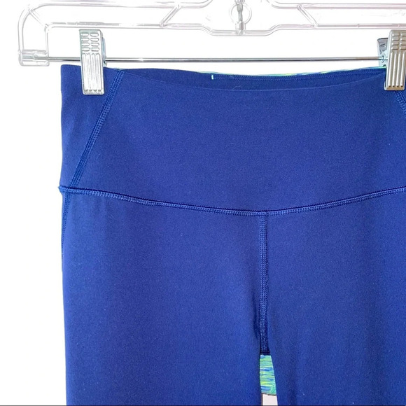 Victoria’s Secret VSX Blue Space-dye Mid-rise Knockout Leggings Xsmall Women’s - Picture 2 of 11